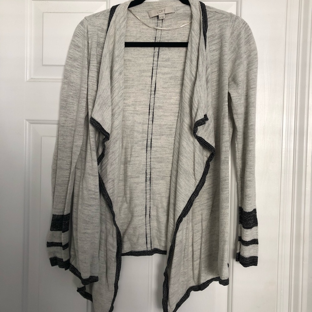 LOFT cardigan, size medium.  No stretch to it.